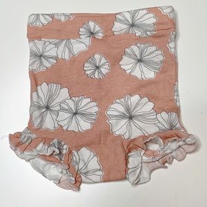 Milkbarn Ruffle Bum Cover Pink Flowers 3 6 months